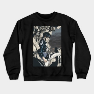 Original Manga Poster Mecha Pilot Crewneck Sweatshirt